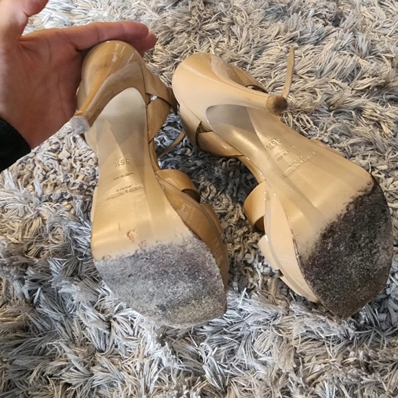 SAINT LAURENT NUDE PATENT TRIBUTES 36.5 - Picture 3 of 4